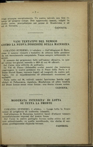 Il diario della nostra guerra : bollettini ufficiali dell'esercito e della marina